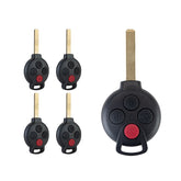 Lots of 5 Extra-Partss Remote Car Key Fob Replacement for Mercedes KR55WK45144 PCF7941 fits 2008 2009 2010 2011 2012 2013 2014 2015 Fortwo